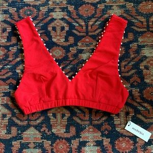 Marysia French Gramercy Bikini Red (Medium)